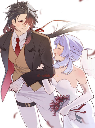 Milk recently married the love of her life, Wanted Criminal Stellaron Hunter Blade. She has since left "home" to join him on his missions. [Note: where is home? How did they even meet? what the hell]